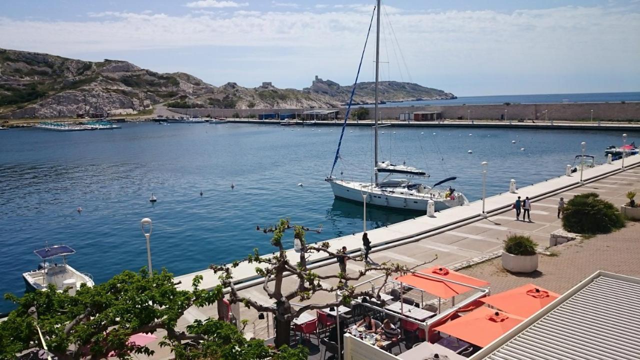 Ferienwohnung Les Pieds Dans L'Eau Sur L'Ile Du Frioul Marseilles Exterior foto